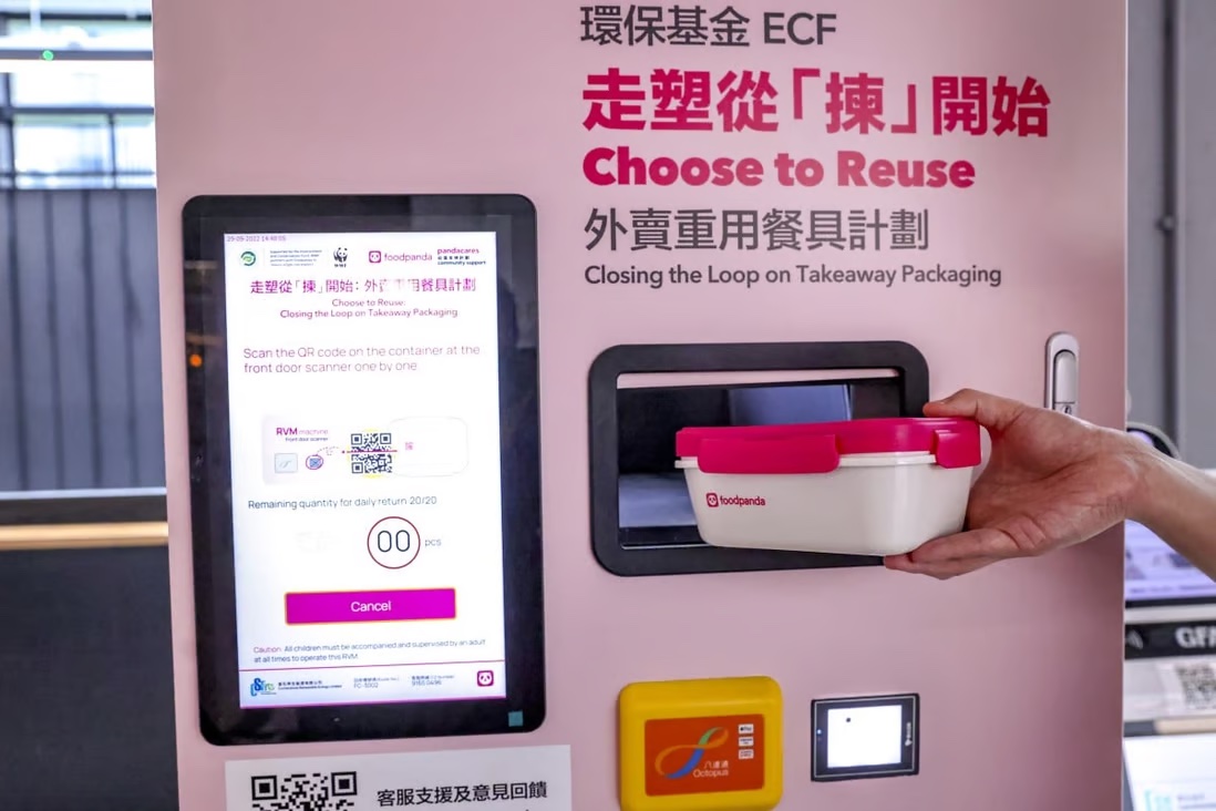 Foodpanda partners with 40 restaurants in Hong Kong to test reusable food boxes